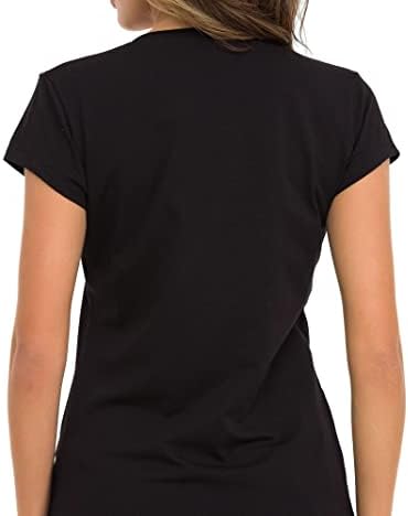 Cipo & Baxx Damen T-Shirt Print Strasssteine Baumwolle Rundhals