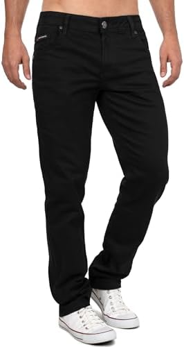 Cipo & Baxx Herren Jeans - Stilvolle Männer Jeans mit 5-Pocket-Design und Kontrastnähten | Bequemer Baumwoll-Elasthan-Mi