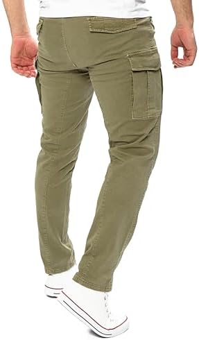Yazubi Jayden Herren Cargo Hose BaumwollCargoJeans SommerComfortStretchSicherheitSGPS1012
