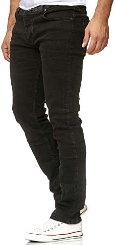 Reslad Jeans-Herren Slim Fit Basic Style Stretch-Denim Jeggings RS-2063