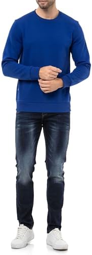 Cipo & Baxx Herren Sweatshirt Series – Stylischer Pullover im Modernen Streetwear Look – Bequemer Sweater für Alltag & F