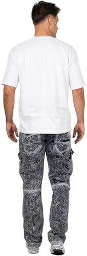 Cipo & Baxx Herren Jeans - Stylische Denim-Mode mit Slim-Fit & Regular-Fit für Individualisten im Bikerstyle!