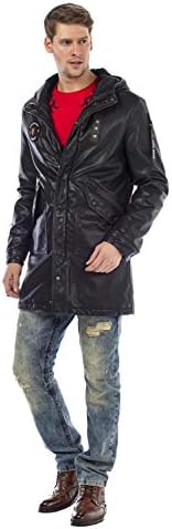 Stylische Winterjacke Herren Cipo & Baxx Series | Warme Winterjacke Herren Cipo & Baxx Series abnehmbarer Kapuze | Func