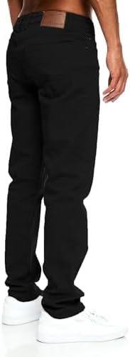 JEEL Herren-Jeans - Regular-Fit Straight-Cut - Stretch - Basic Washed - OEKO-TEX Standard 100