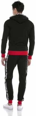 Cipo & Baxx Herren Jogginganzug Series – Zweiteiliges Set aus Kapuzenjacke und Jogginghose für Sport- und Casual-User im