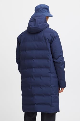 NBMarko Herren Steppmantel Wassersauber und Windfest für.Active Lifestyle | NBMarko Winddichte Herrenjacke atmet Frei m