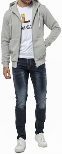 Cipo & Baxx Herren Sweatjacke Hoodie Serie - Stylischer Pullover im Modernen Casual Streetwear Stil für den Alltag, Frei