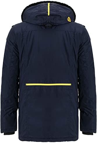 Stylische Winterjacke Herren Cipo & Baxx Series | Warme Winterjacke Herren Cipo & Baxx Series abnehmbarer Kapuze | Func