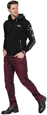 Cipo & Baxx Herren Straight Fit Jeans Hose – Bequem zu tragen, langlebig und mit markanten Kontrastnähten