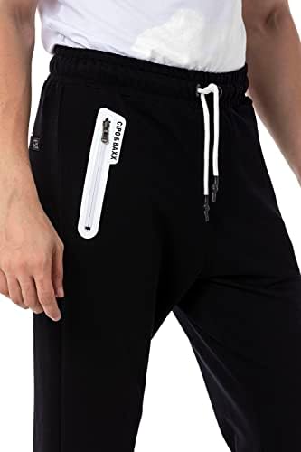 Cipo & Baxx Herren Jogginganzug Series – Zweiteiliges Set aus Kapuzenjacke und Jogginghose für Sport- und Casual-User im