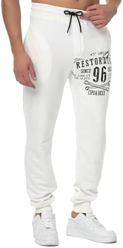 Cipo & Baxx Herren Jogginghose Series - Bequeme Freizeithose mit sportlichem Schnitt und modischem Design für Alltagsgeb