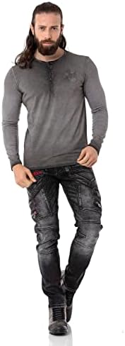 Cipo & Baxx Herren Sweatshirt Series – Stylischer Pullover im Modernen Streetwear Look – Bequemer Sweater für Alltag & F