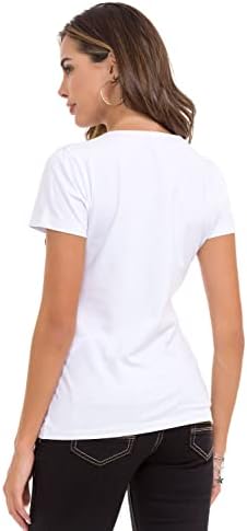 Cipo & Baxx Damen T-Shirt Print Strasssteine Baumwolle Rundhals