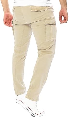 Yazubi Jayden Herren Cargo Hose BaumwollCargoJeans SommerComfortStretchSicherheitSGPS1012