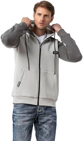 Cipo & Baxx Herren Sweatjacke Hoodie Serie - Stylischer Pullover im Modernen Casual Streetwear Stil für den Alltag, Frei