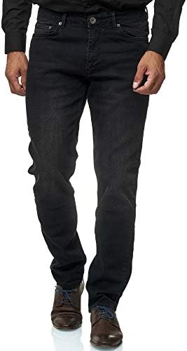 JEEL Herren-Jeans - Regular-Fit Straight-Cut - Stretch - Basic Washed - OEKO-TEX Standard 100