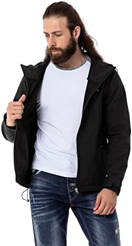 Stylische Winterjacke Herren Cipo & Baxx Series | Warme Winterjacke Herren Cipo & Baxx Series abnehmbarer Kapuze | Func