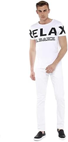 Cipo & Baxx Herren Jeans - Straight Fit mit modischen Waschungen, Nähten & Used-Look Details - Regular Denim