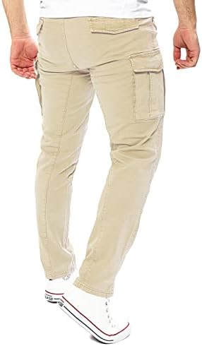 Yazubi Jayden Herren Cargo Hose BaumwollCargoJeans SommerComfortStretchSicherheitSGPS1012