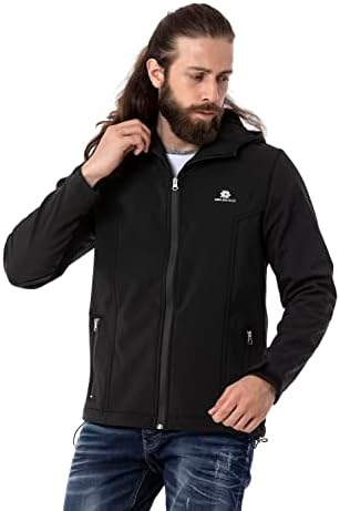 Stylische Winterjacke Herren Cipo & Baxx Series | Warme Winterjacke Herren Cipo & Baxx Series abnehmbarer Kapuze | Func