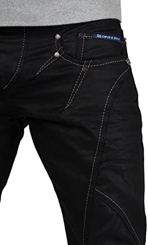 Cipo & Baxx Herren Jeans – Stylische Regular-Fit Denim mit Stone-Washed-Design & Used-Look | Bequeme & modische Jeans fü – Bild 77