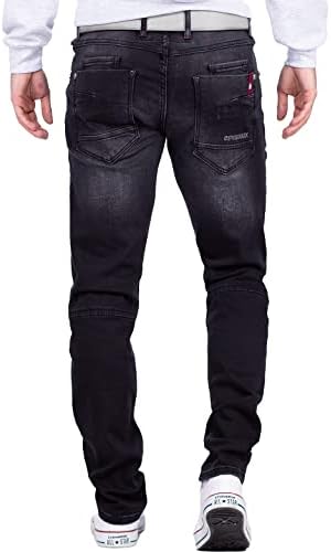 Cipo & Baxx Herren Jeans Regular Fit & Slim Fit - Stylische Denim für Männer mit Used Look & Reißverschlüssen | Perfect