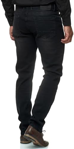 JEEL Herren-Jeans - Regular-Fit Straight-Cut - Stretch - Basic Washed - OEKO-TEX Standard 100