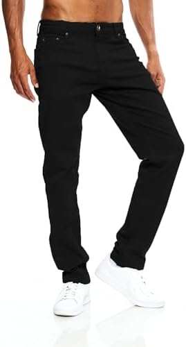 JEEL Herren-Jeans - Regular-Fit Straight-Cut - Stretch - Basic Washed - OEKO-TEX Standard 100