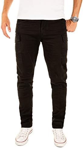 Yazubi Jayden Herren Cargo Hose BaumwollCargoJeans SommerComfortStretchSicherheitSGPS1012