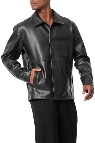 Redbridge Herren Kunst-Lederjacke für den Übergangssaison | Redbridge Männer Jacke Kunst-Lederqualität optimaler Wärmei