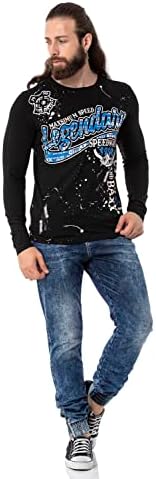 Cipo & Baxx Herren Sweatshirt Series – Stylischer Pullover im Modernen Streetwear Look – Bequemer Sweater für Alltag & F