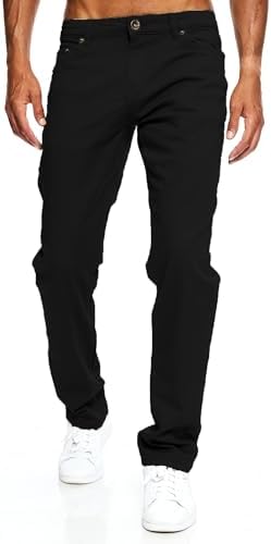 JEEL Herren-Jeans - Regular-Fit Straight-Cut - Stretch - Basic Washed - OEKO-TEX Standard 100