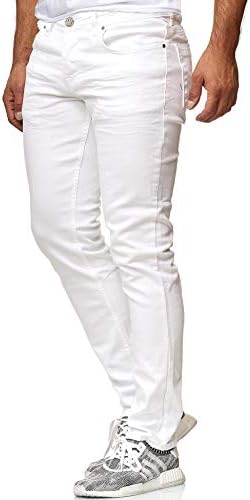 Reslad Jeans-Herren Slim Fit Basic Style Stretch-Denim Jeggings RS-2063