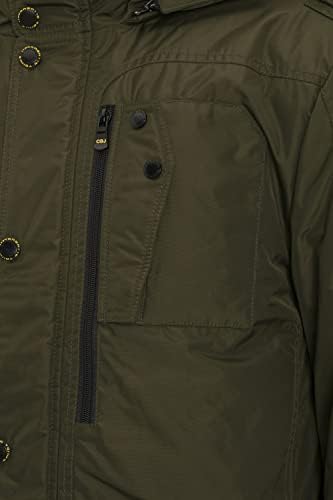 Stylische Winterjacke Herren Cipo & Baxx Series | Warme Winterjacke Herren Cipo & Baxx Series abnehmbarer Kapuze | Func