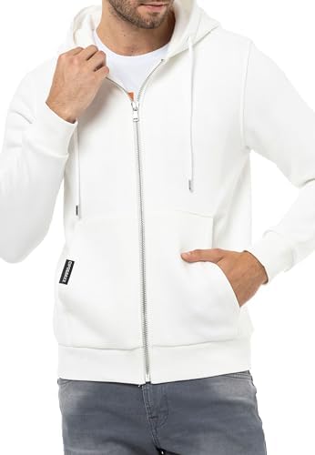 Cipo & Baxx Herren Sweatjacke Hoodie Serie - Stylischer Pullover im Modernen Casual Streetwear Stil für den Alltag, Frei