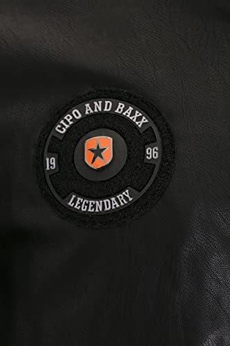 Stylische Winterjacke Herren Cipo & Baxx Series | Warme Winterjacke Herren Cipo & Baxx Series abnehmbarer Kapuze | Func