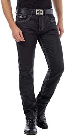 Cipo & Baxx Herren Klassische Straight Fit Jeans Hose - durable & komfortabel Regular Jeanshose | Cipo & Baxx Herren Kl