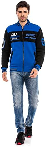 Cipo & Baxx Herren Sweatjacke Hoodie Serie - Stylischer Pullover im Modernen Casual Streetwear Stil für den Alltag, Frei