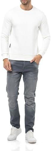 Cipo & Baxx Herren Sweatshirt Series – Stylischer Pullover im Modernen Streetwear Look – Bequemer Sweater für Alltag & F