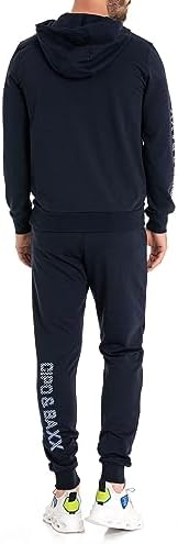Cipo & Baxx Herren Jogginganzug Series – Zweiteiliges Set aus Kapuzenjacke und Jogginghose für Sport- und Casual-User im