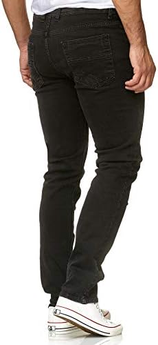 Reslad Jeans-Herren Slim Fit Basic Style Stretch-Denim Jeggings RS-2063