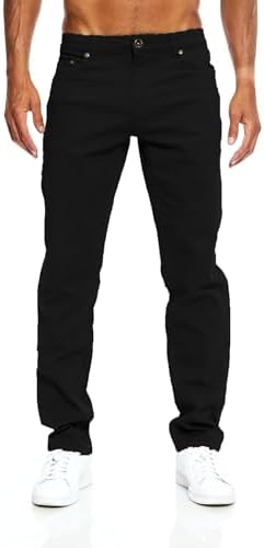 JEEL Herren-Jeans - Regular-Fit Straight-Cut - Stretch - Basic Washed - OEKO-TEX Standard 100