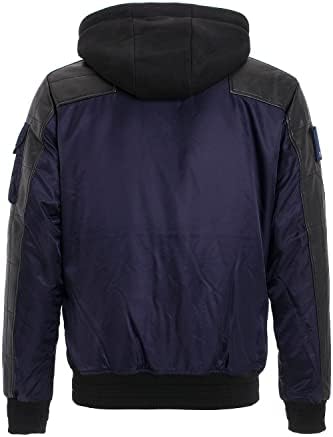 Stylische Winterjacke Herren Cipo & Baxx Series | Warme Winterjacke Herren Cipo & Baxx Series abnehmbarer Kapuze | Func