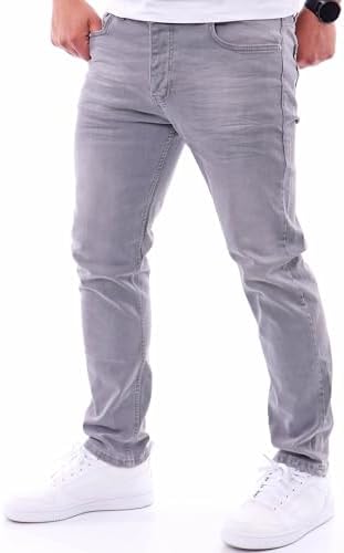 Reslad Jeans-Herren Slim Fit Basic Style Stretch-Denim Jeggings RS-2063