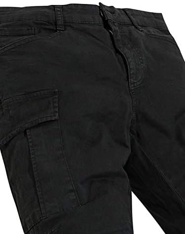 Yazubi Jayden Herren Cargo Hose BaumwollCargoJeans SommerComfortStretchSicherheitSGPS1012
