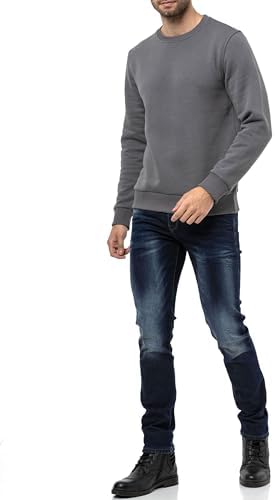 Cipo & Baxx Herren Sweatshirt Series – Stylischer Pullover im Modernen Streetwear Look – Bequemer Sweater für Alltag & F