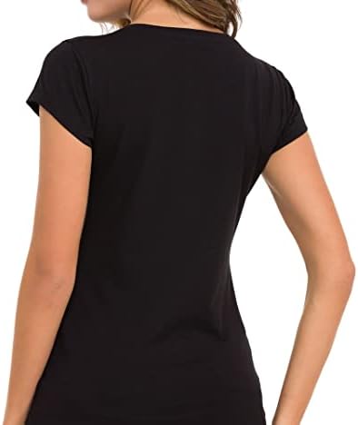 Cipo & Baxx Damen T-Shirt Print Strasssteine Baumwolle Rundhals