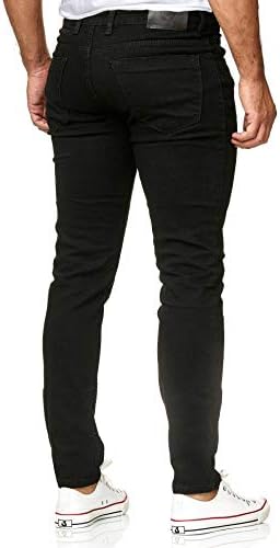 Reslad Jeans-Herren Slim Fit Basic Style Stretch-Denim Jeggings RS-2063