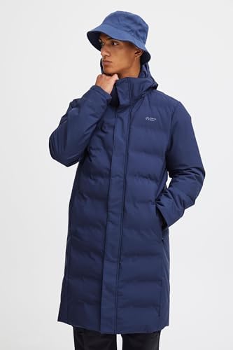 NBMarko Herren Steppmantel Wassersauber und Windfest für.Active Lifestyle | NBMarko Winddichte Herrenjacke atmet Frei m