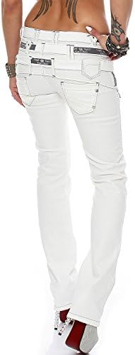 Cipo & Baxx Damen Jeans - Stylische Regular & Slim Fit Modelle mit Stretch | Kontrastnähten & Applikationen | Ideal für – Bild 35